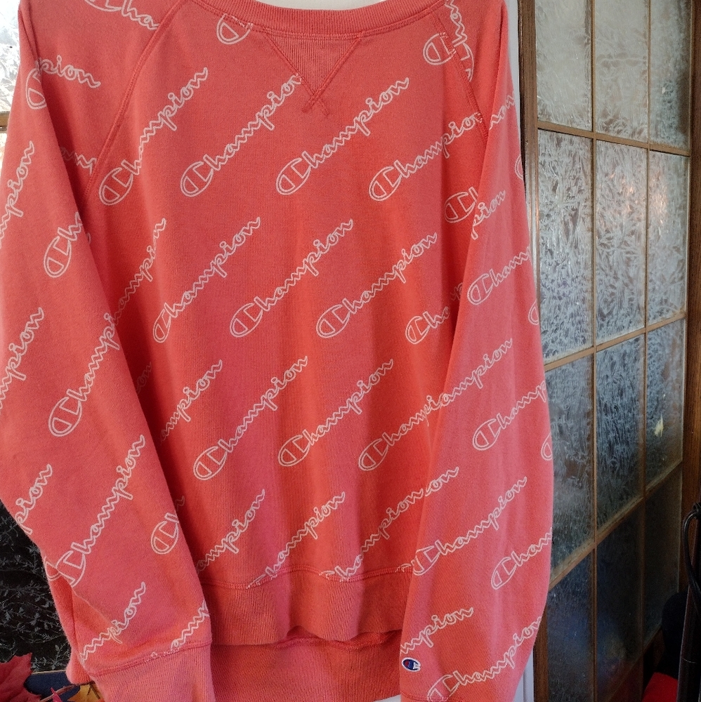 Women's Pink Champion Sweatshirt